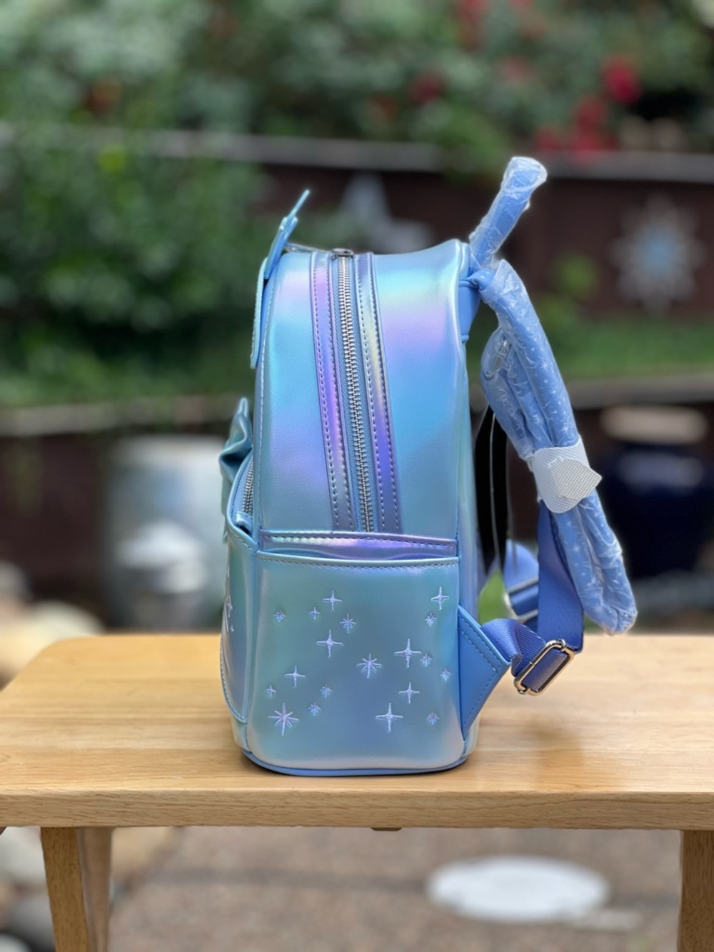 Loungefly Cinderella Exclusive Shiny Series Iridescent Cosplay Backpack NWT - Picture 3 of 12